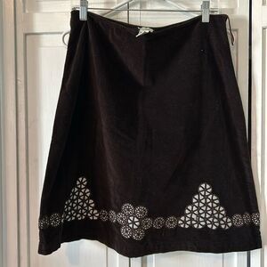 Odille from Anthropologie 100% cotton corduroy skirt - Size 10